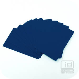 Blank cards Blue